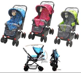 Baby stroller facing parents