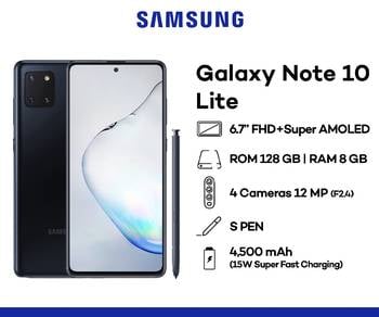 Samsung Galaxy Note 10 Lite (Black)