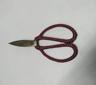 Antique metal scissors