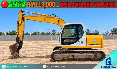 [CHINA IMPORTED] SUMITOMO SH120-A3 Mesin Excavator
