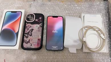 iphone 14 plus (128GB. colour baby blue)