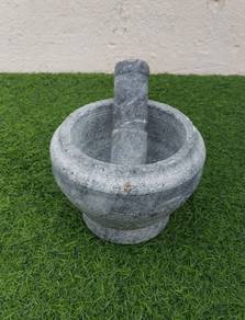 B981 Lesung Batu 7 cm Stone Mortar & Pestle Set