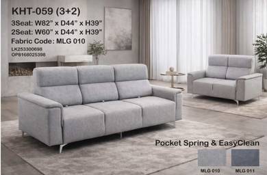 sofa 2+3 seater push back easy clean pocket spring