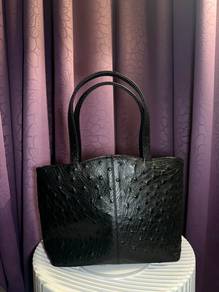 vintage MADAM ETSUKO designer ostrich leather 3922
