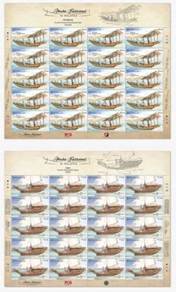 Mint Stamp Sheet Traditional Boats Malaysia 2022