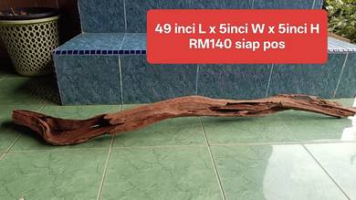kayu hiasan aquarium panjang untuk tank 4,5,6kaki