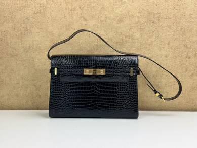 [SALES] YSL 579271 Manhattan In Crocodile-Embossed