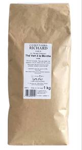 TEA COMPTOIRS VERT A LA MENTHE - 1kg