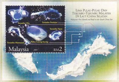 Miniature Sheet 5 Island and Reefs Malaysia 2005