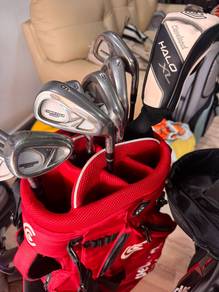 Golf Irons, Cleveland Hybrid and Bag for Sale
