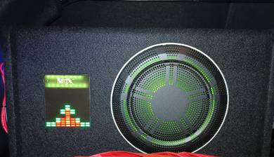 Subwoofer 10' Matrix Sekali Amplifier dan Rgb Led 