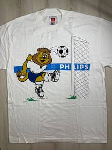 Hanes Vintage Euro 1996 White Tee #CJ Used