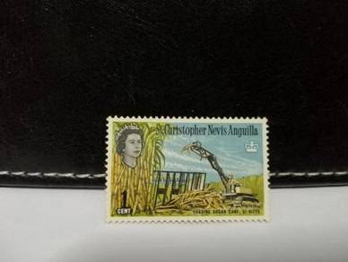 1963 St Christopher Nevis Anguilla Stamp Sugar Can