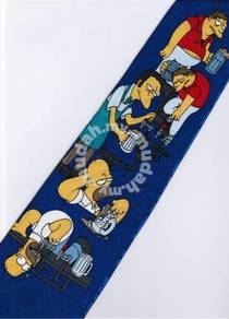 The Simpsons Homer Barney Gumble Drunk Neck Tie