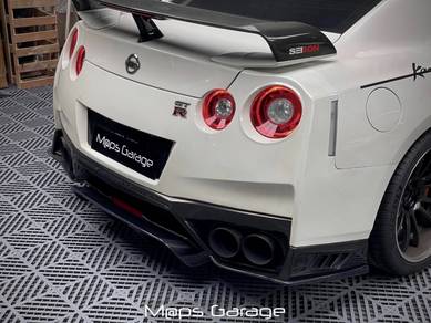 GTR R35 2017 varis rear under carbon splitter