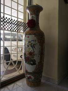 50" height porcelain design vase