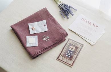 Bawal cotton ambross bidang 47 wangi +free pin