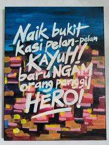 Spider's NGAM HO Inspired Acrylic on Canvas Painti