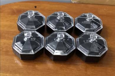 Arcoroc black cookie bowl 6