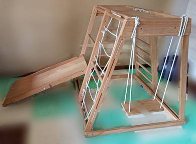 Children indoor play gym/wooden climbing frame