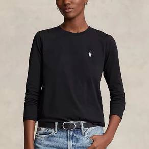 Polo Jeans by Ralph Lauren long sleeve top in blac
