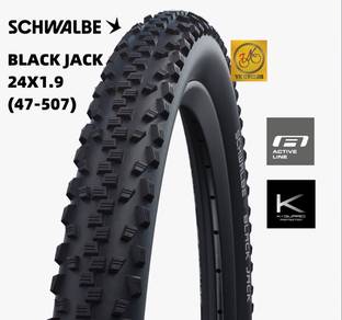 Schwalbe Black Jack 24x1.90 Tyre 24 Wire Tayar
