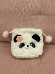 Cute panda storage bag and toys