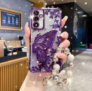 Samsung S25 Butterfly Case with Chain (New)