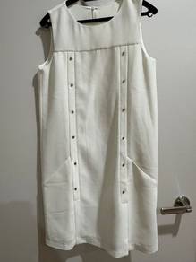 White A-line Dress