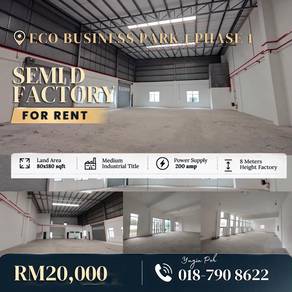 Warehouse / Factory For Rent in Johor Bahru,JHR