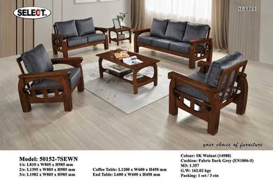 Full Set Wooden Sofa Set With Cushion YG50152