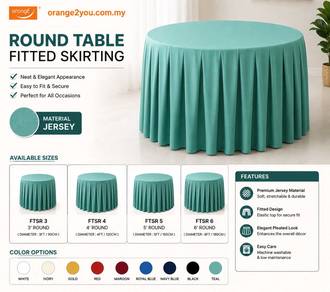 Skirting Meja Berpasang,Hiasan Meja,Kain Meja