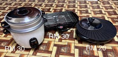 Periuk nasi, Steamboat hot pot, Electric BBQ grill