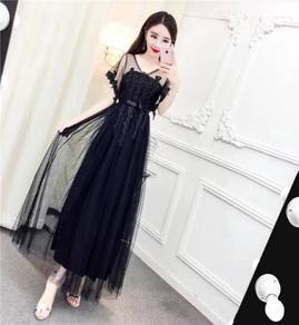 White black wedding bridesmaid prom dress RBP0287