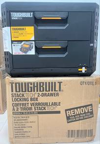 TOUGHBUILT StackTech 2-Drawer Locking Tool Box