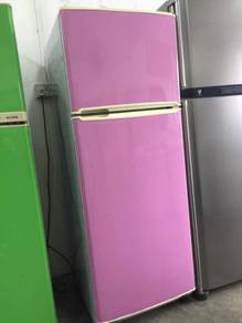 National Pink 2 doors Refrigerator Peti Sejuk