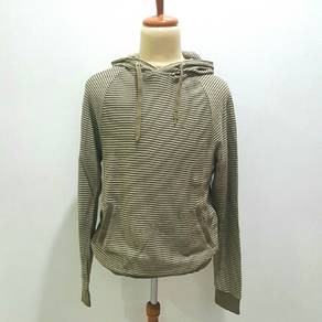 By Marc Javons Nen's Dusty Green Striped Hoodie