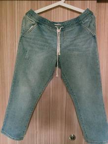 WornConditn9/10ComfyElasticWaistBand75%CottonDenim