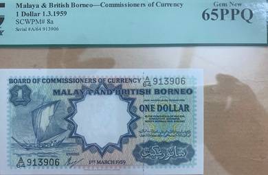 1959 Malaya & British Borneo $1