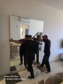 SUPPLY INSTALL CUSTOM WALL MIRROR l cermin tempah