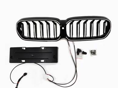 bmw front grill led stye by size