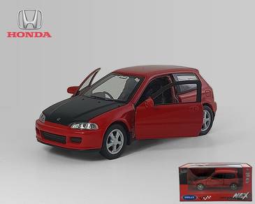 HONDA Civic EG (92-95) Diecast Model Car- Red