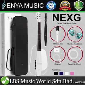 Enya NEXG 38 Inch Acoustic Electric CarbonFiber WH