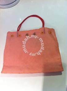 Original DKNY pink chiffon small dinner bag