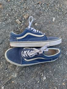 VANS Old Skool Blue Sneakers Kasut vans light blue