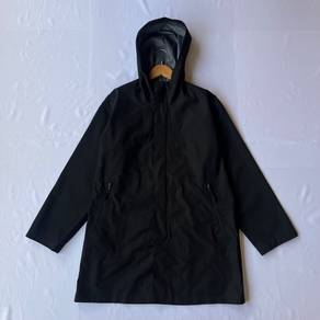 Black Waterproof Raincoat Jacket
