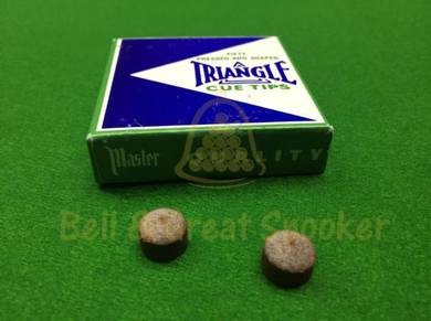 Brand New Master Triangle Snooker Cue tip 11mm