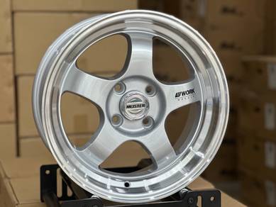 NEW 15 Work S1 Silver Rim Vios City Jazz Yaris