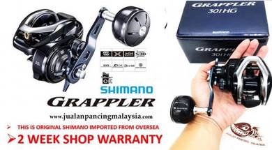 Shimano grappler 301hg jigging reel, import set