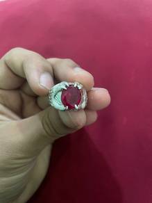 cincin silver bentuk tangan naga